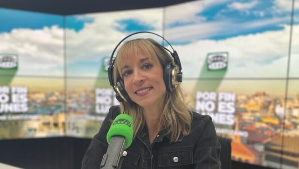 Rebeca Mar&iacute;n, colaboradora de 'Por fin no es lunes'