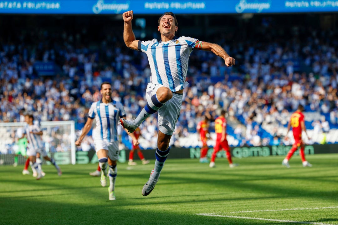 Fiesta de goles de la Real ante el Getafe Fiesta de goles de la Real ante el Getafe