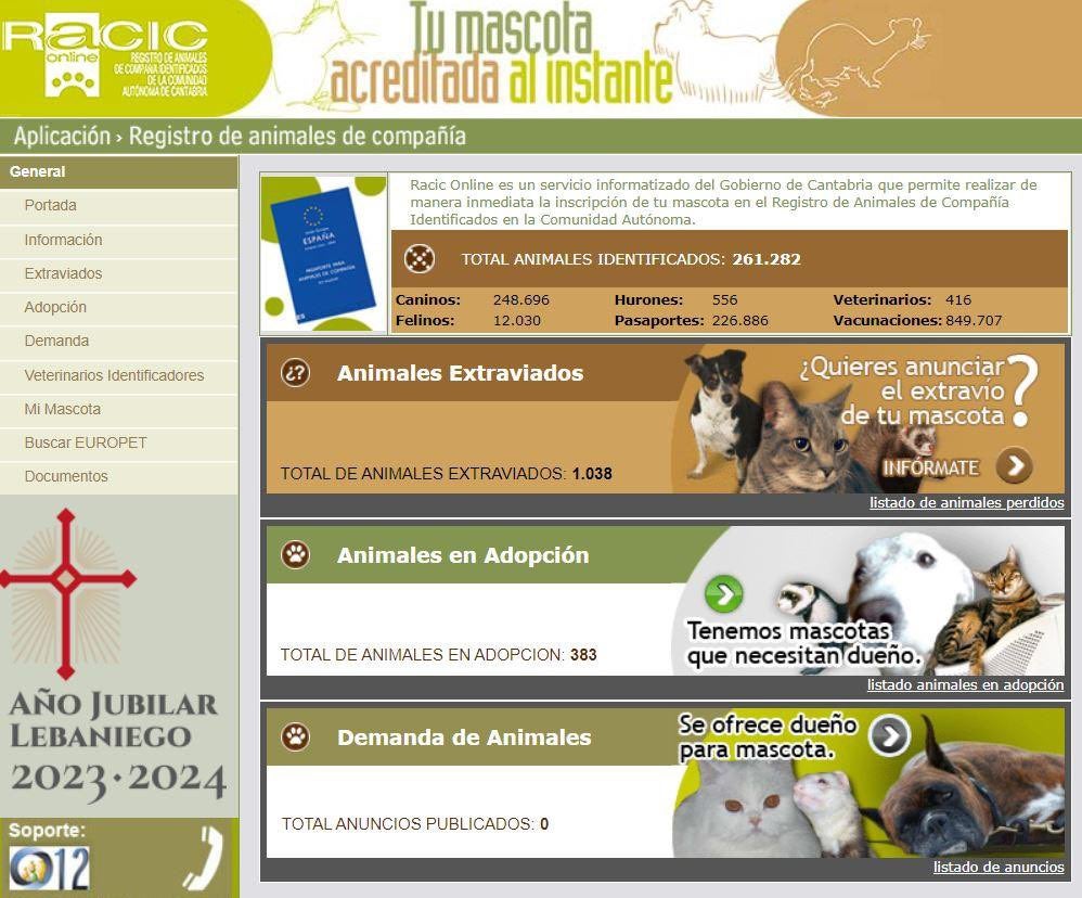 Un ataque informativo afecta a datos personales del Registro de animales de compañía de Cantabria Un ataque informativo afecta a datos personales del Registro de animales de compañía de Cantabria