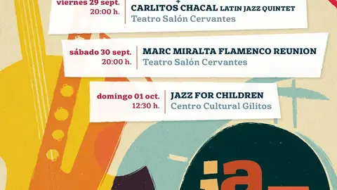 Arranca este jueves la segunda edición de JazzAlcalá Cartel de JazzAlcalá 2023