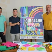 José Alberto Cruz, en la presentación de la Chiclana Color Run José Alberto Cruz, en la presentación de la Chiclana Color Run