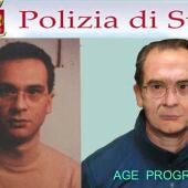 Imagen de archivo de un retrato robot facilitado por la policía italiana de Matteo Messina Denaro, jefe de Cosa Nostra, la mafia siciliana. 