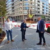 O alcalde inagura as obras das calles Valle Inclán, Ramón Cabanillas e Bedoya O alcalde inagura as obras das calles Valle Inclán, Ramón Cabanillas e Bedoya