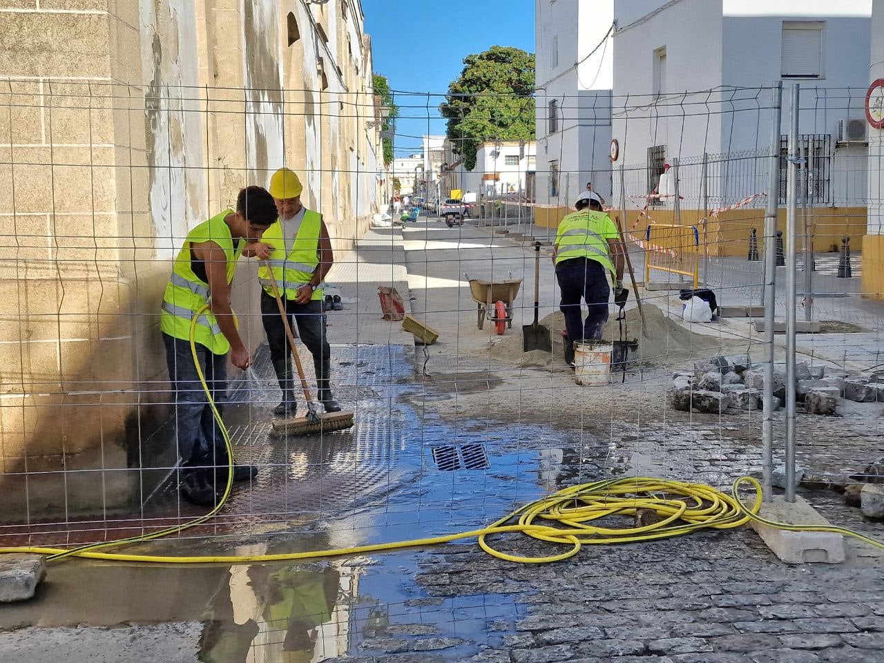 Continúa avanzando la construcción del Itinerario Amable para conectar el casco bodeguero con la zona peatonal de El Puerto Continúa avanzando la construcción del Itinerario Amable para conectar el casco bodeguero con la zona peatonal de El Puerto