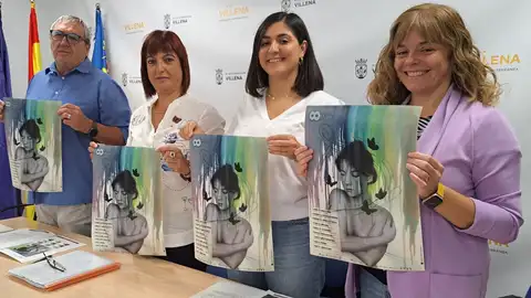 Presentación en Villena del ciclo '8 Cultura Mujer'. Presentación en Villena del ciclo '8 Cultura Mujer'.