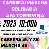 La Asociación de Alzheimer AFA Torrevieja celebra este domingo su carrera/marcha solidaria 