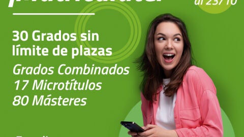 Plazo de matr&iacute;cula en la UNED