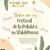 'Había Una Voz' Festival de la Palabra en Valdepeñas 'Había Una Voz' Festival de la Palabra en Valdepeñas