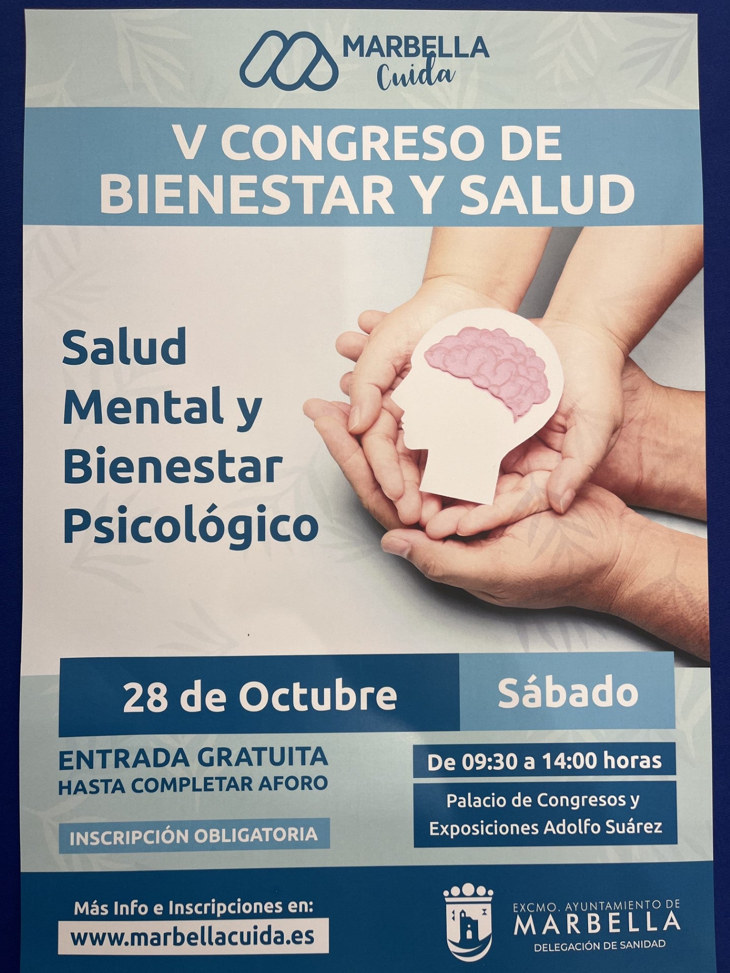 La quinta edición del congreso 'Marbella Cuida' estará dedicada a la salud mental La quinta edición del congreso 'Marbella Cuida' estará dedicada a la salud mental