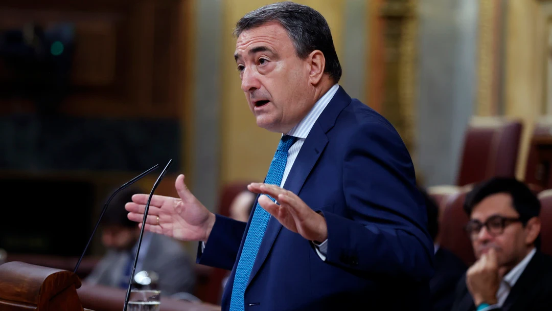El portavoz del PNV, Aitor Esteban./ EFE/Juan Carlos Hidalgo