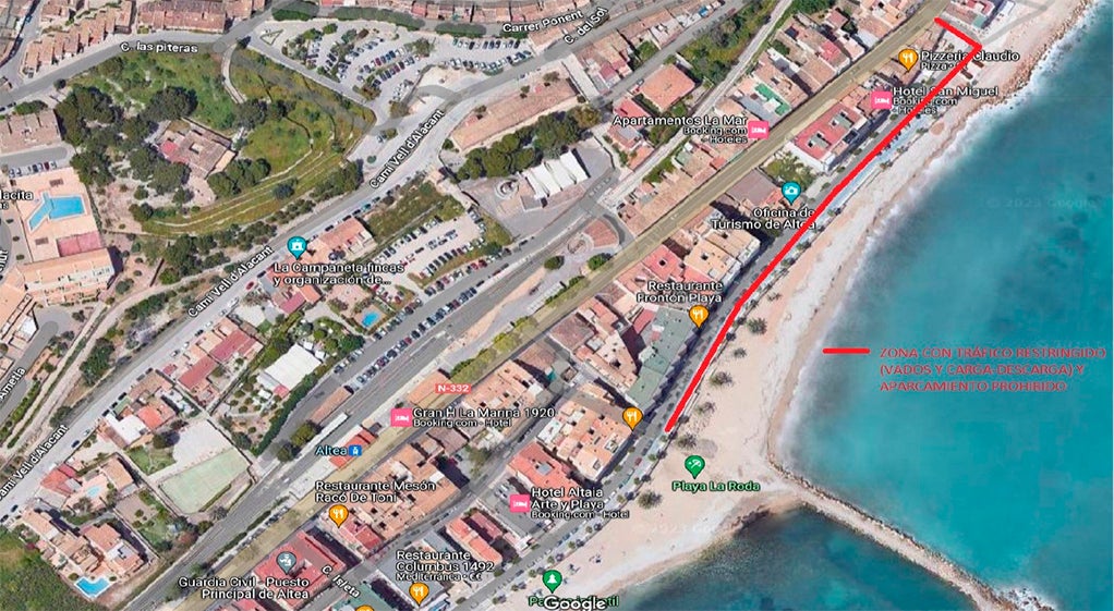 Altea inicia las actuaciones de aportación de áridos a la Playa del Bol Altea inicia las actuaciones de aportación de áridos a la Playa del Bol