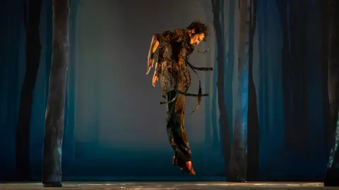 Jesús Carmona durant la representació de ‘Baile de bestias’ Jesús Carmona durant la representació de ‘Baile de bestias’
