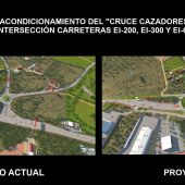El Consell de Ibiza aprueba definitivamente el proyecto para la remodelación del cruce de Cazadores