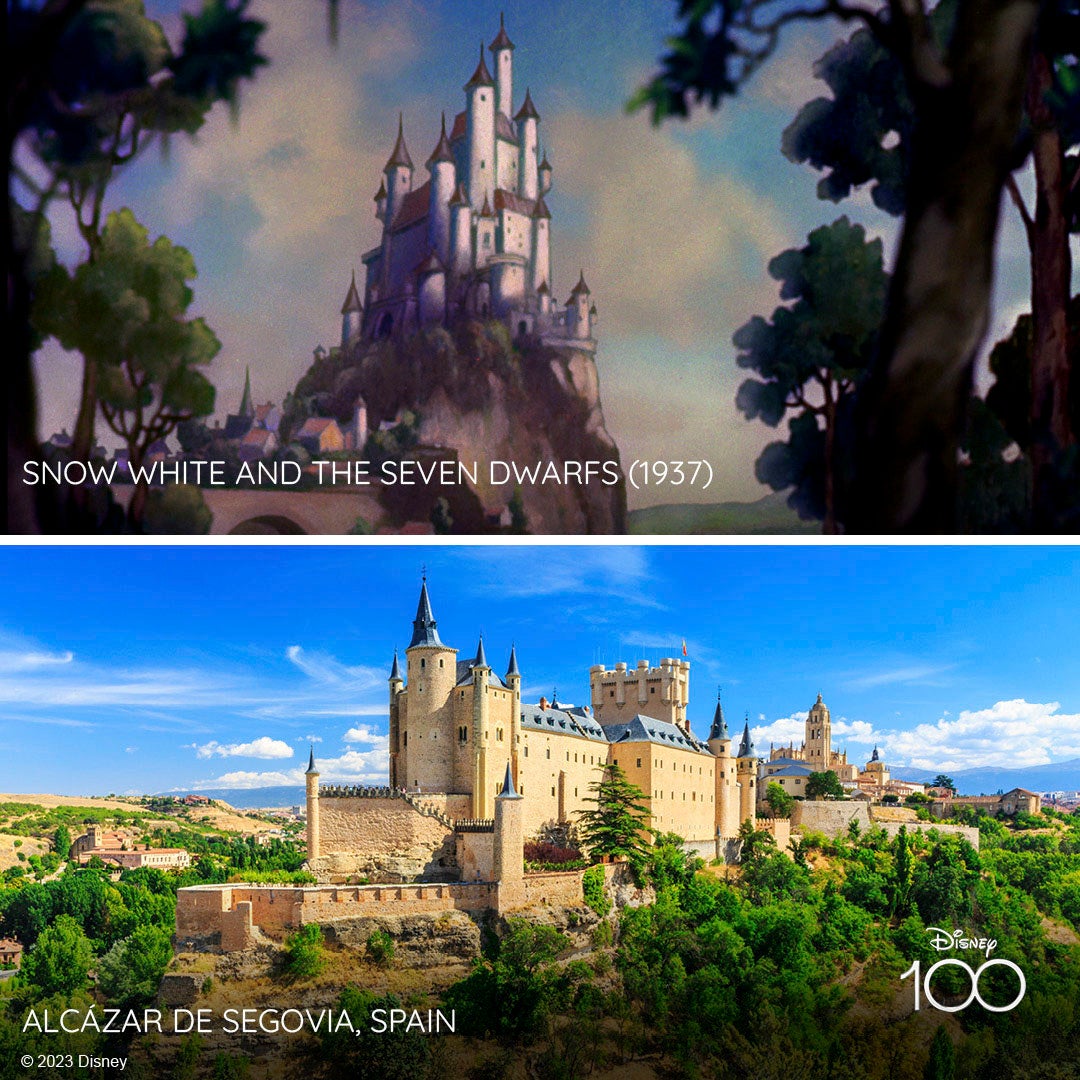 Disney confirma que se inspiró en el Alcázar de Segovia para el castillo de 'Blancanieves' Disney confirma que se inspiró en el Alcázar de Segovia para el castillo de 'Blancanieves'