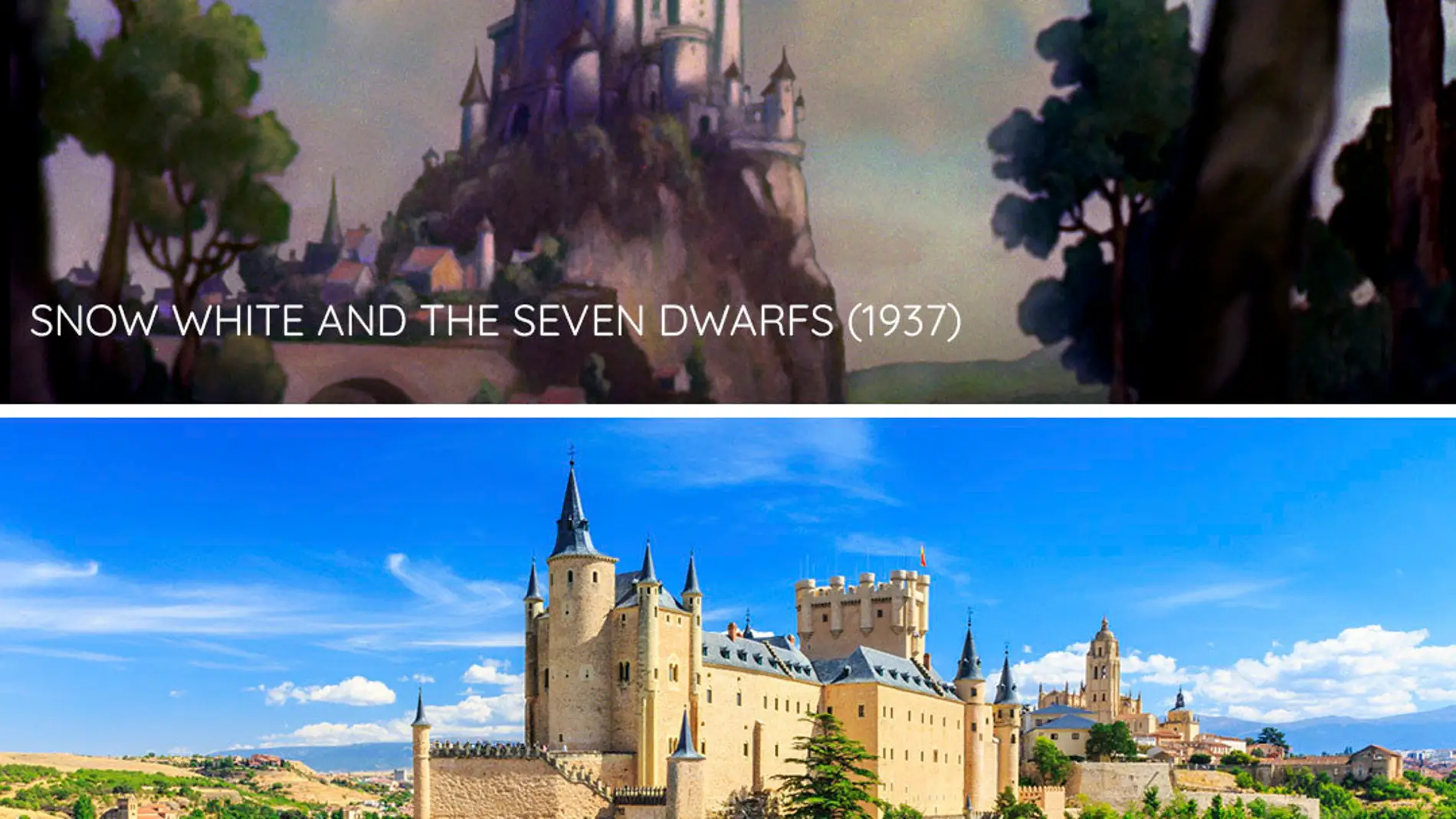 Disney confirma que se inspiró en el Alcázar de Segovia para el castillo de 'Blancanieves'