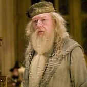 Michael Gambon, en su papel de Albus Dumbledore en Harry Potter