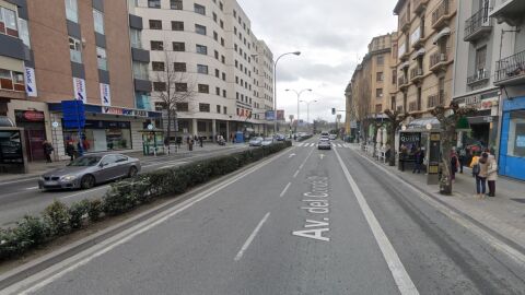 Avenida del Conde Oliveto en Pamplona / Iru&ntilde;a