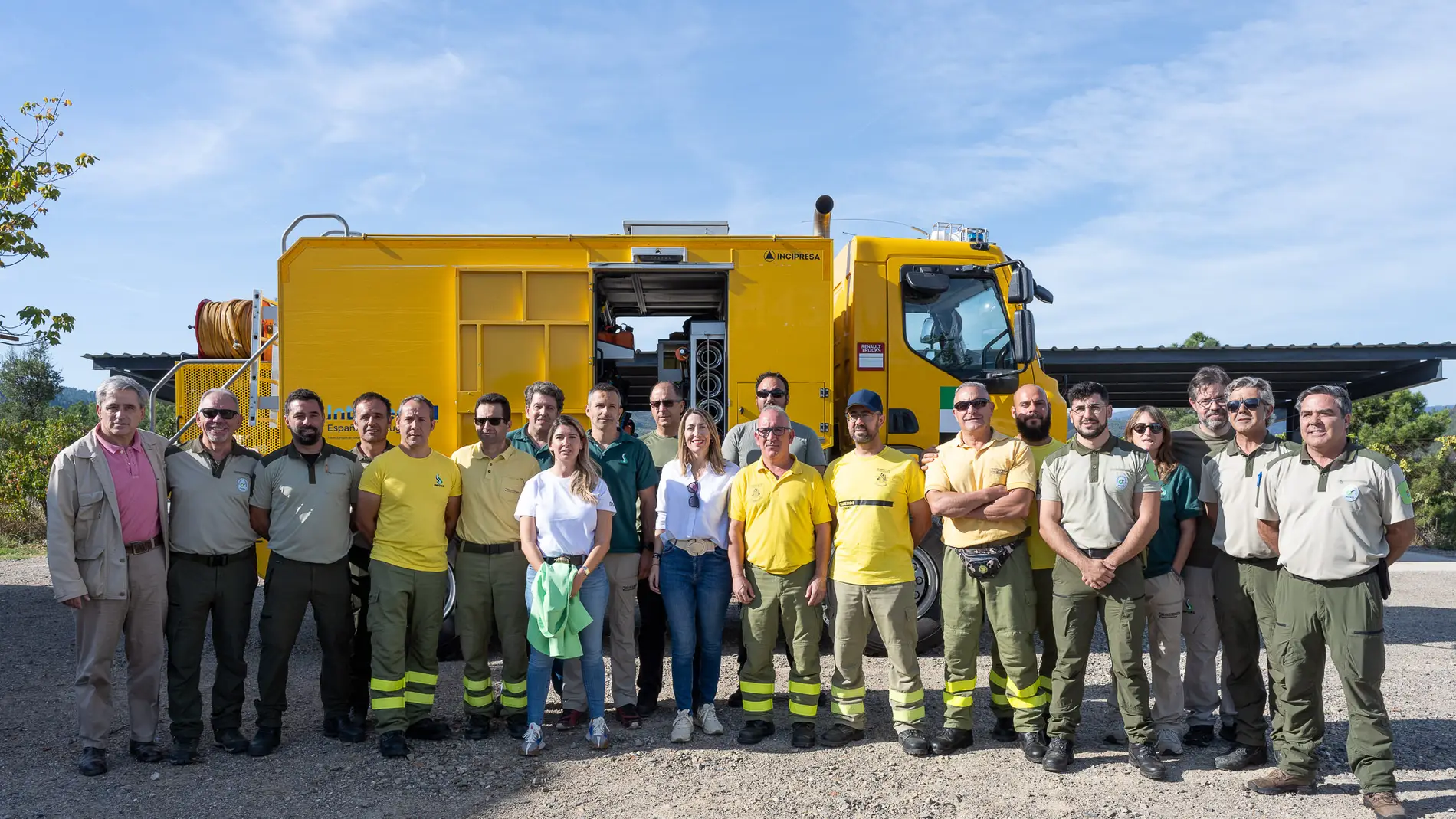 La presidenta visita junto a la consejera de Gestión Forestal los trabajos de recuperación de Las Hurdes y Gata tras los incendios