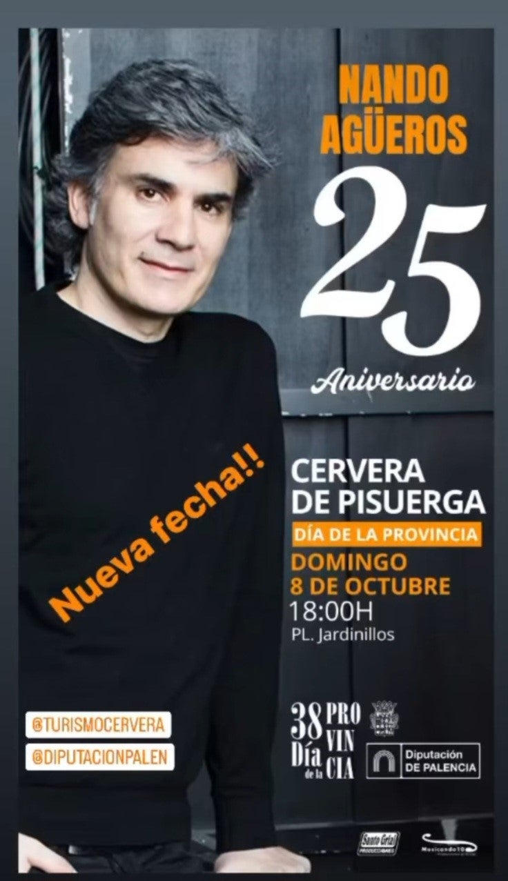 Nando Agüeros actuará en los actos organizados con motivo del Día de la Provincia Nando Agüeros actuará en los actos organizados con motivo del Día de la Provincia