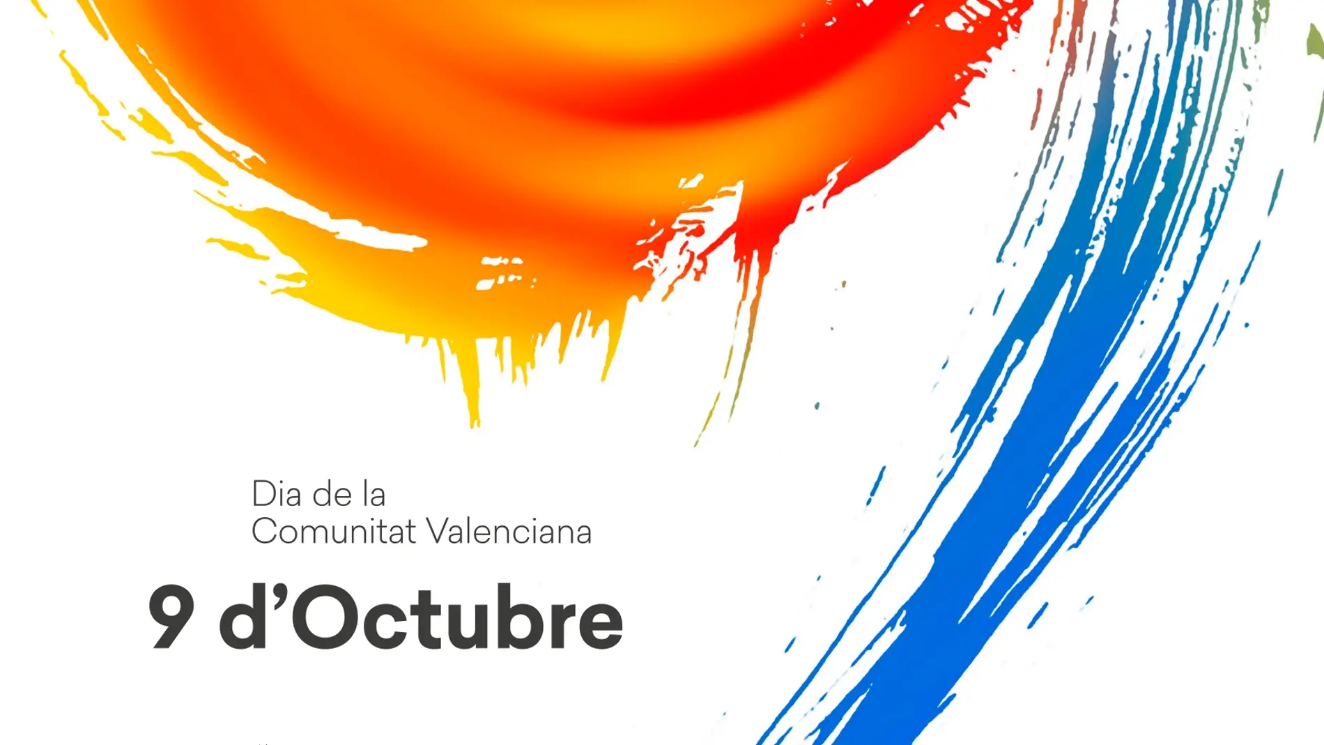 Cartel de la campaña institucional de la Generalitat Valenciana para el 9 d'Octubre 2023. Boke Bazán, autor. 