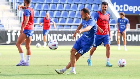 CD Tenerife entrenando 