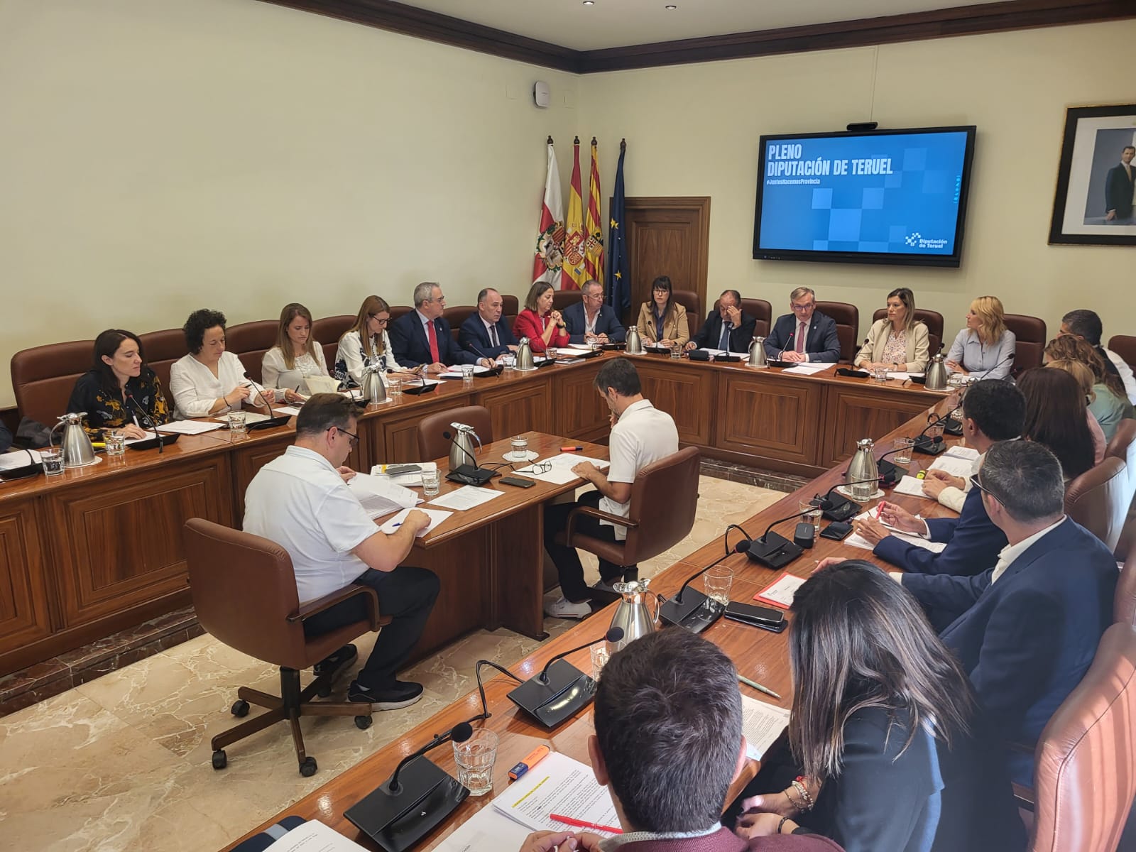 La Diputación de Teruel debate 7 mociones en su primer pleno La Diputación de Teruel debate 7 mociones en su primer pleno