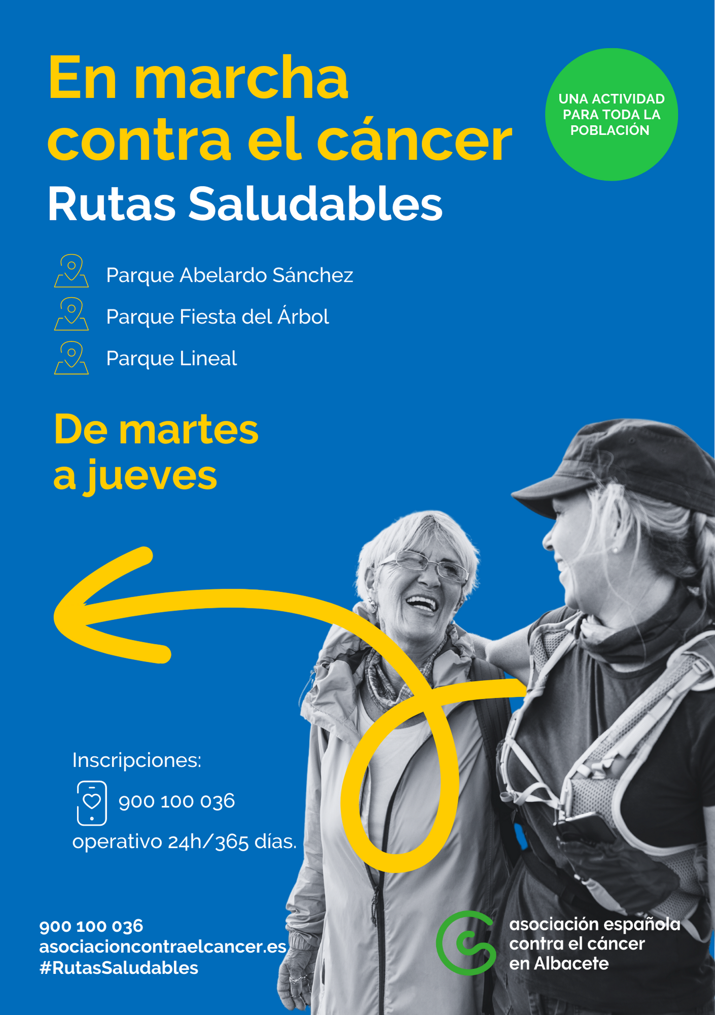Esta semana regresan las Rutas Saludables que pone en marcha la AECC Esta semana regresan las Rutas Saludables que pone en marcha la AECC