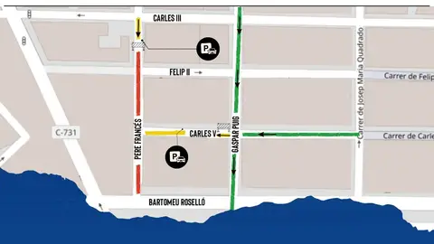 La calle Pere Francès de la ciudad de Ibiza sufrirá restricciones por el inicio de las obras el lunes 2 de octubre La calle Pere Francès de la ciudad de Ibiza sufrirá restricciones por el inicio de las obras el lunes 2 de octubre
