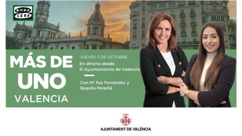 M&aacute;s de Uno Valencia en directo desde el Ajuntament de Val&egrave;ncia