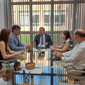 Reunión alcalde de la Vila y conseller de Sanidad Reunión alcalde de la Vila y conseller de Sanidad