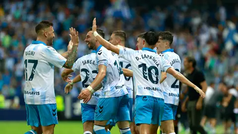 Gol del Málaga en La Rosaleda Gol del Málaga en La Rosaleda