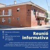 Cartel reunión PP Centro de Salud