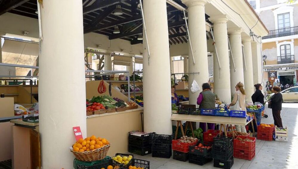 El Mercat Vell enclavado en el barrio de la Marina de la ciudad de Ibiza