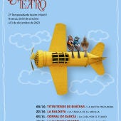 Cartel de la segunda temporada de Menudo Teatro.