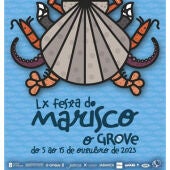 Cartel da Festa do Marisco O Grove