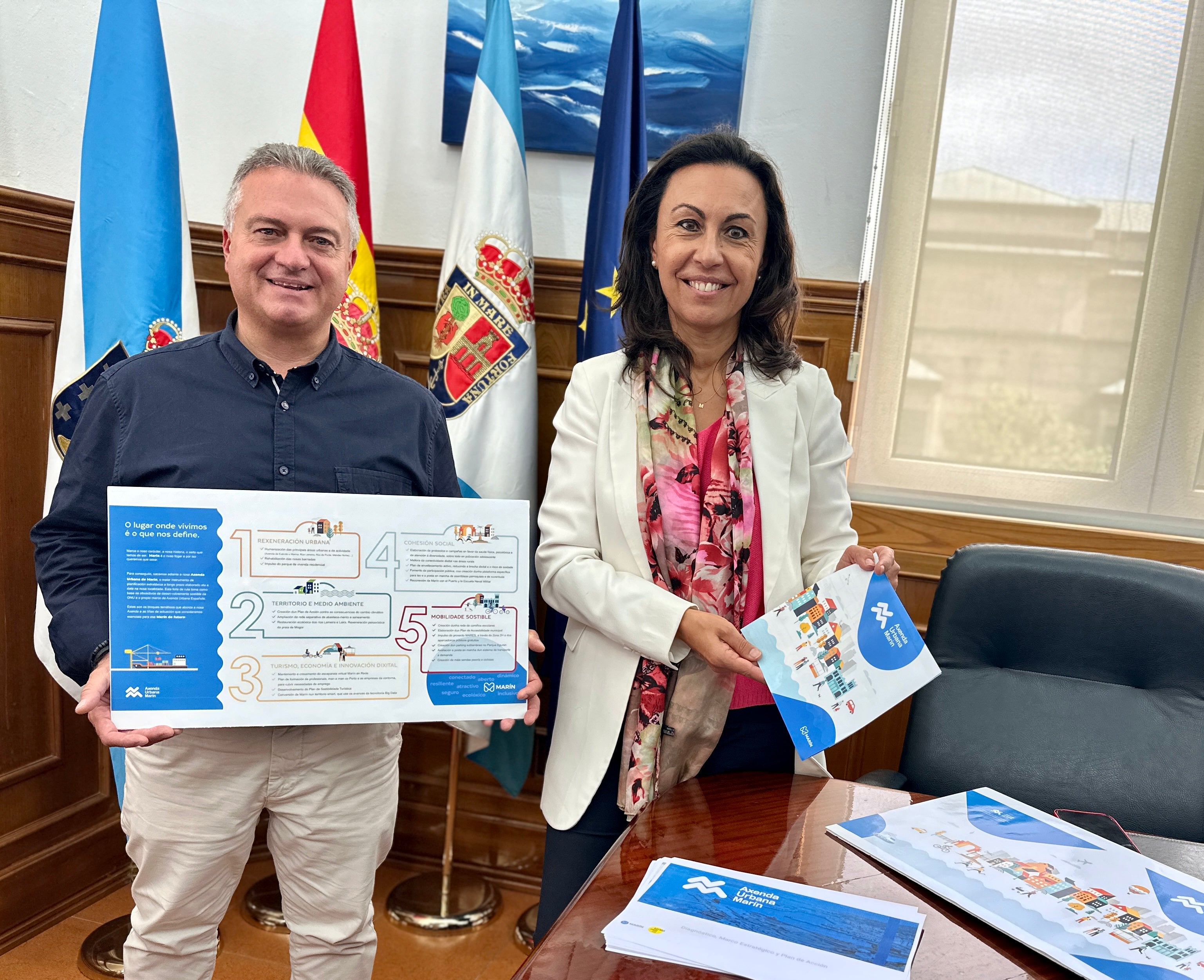 Ramallo: “Coa Axenda Urbana que acabamos de aprobar estamos marcando o camiño para o Marín do futuro” Ramallo: “Coa Axenda Urbana que acabamos de aprobar estamos marcando o camiño para o Marín do futuro”