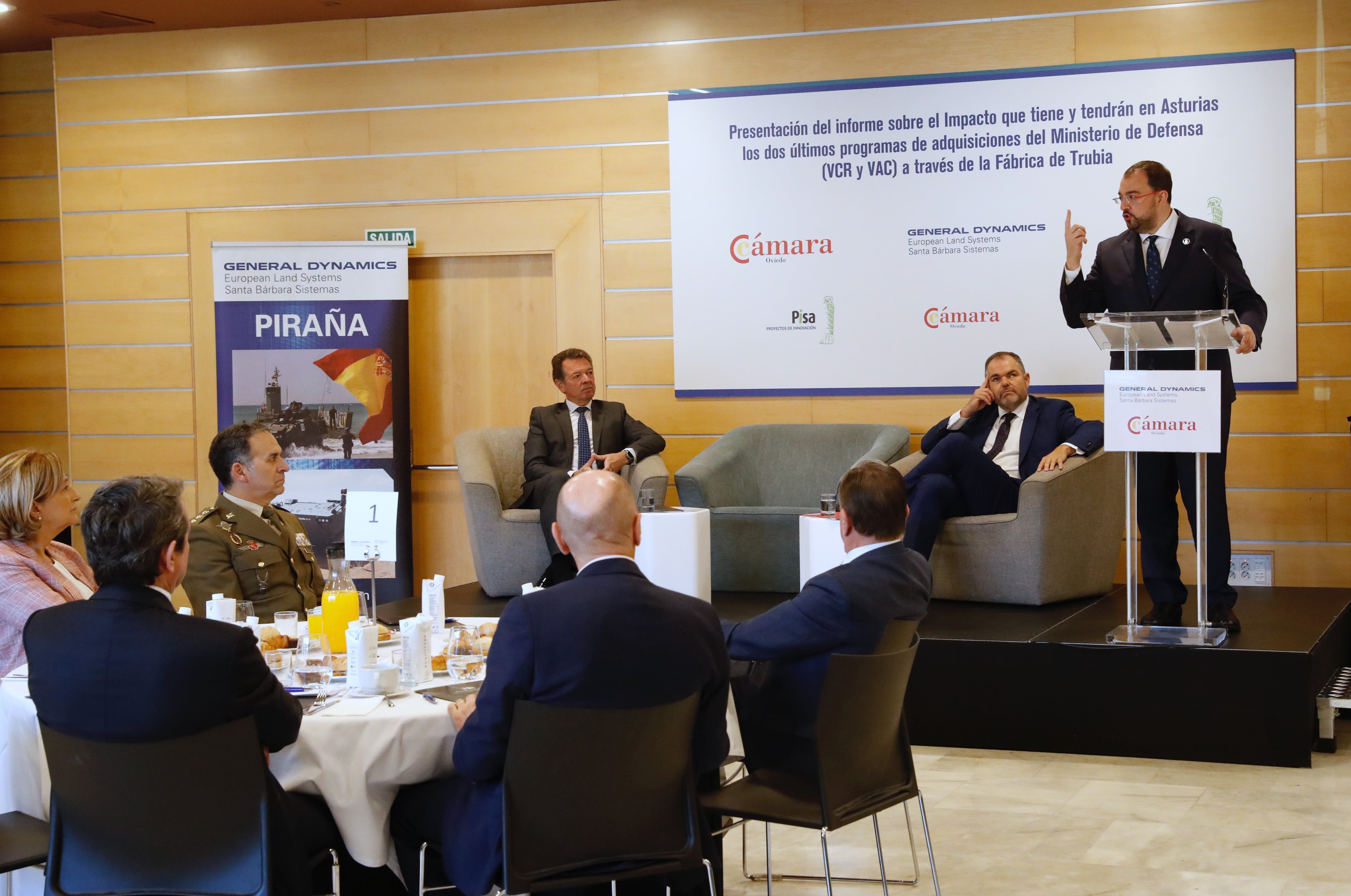 Los contratos de Defensa a desarrollar en Trubia tendrían un impacto positivo global en Asturias de 1.391 millones Los contratos de Defensa a desarrollar en Trubia tendrían un impacto positivo global en Asturias de 1.391 millones