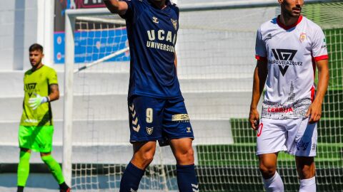 Alberto Ródenas, jugador del UCAM. Octubre 2023