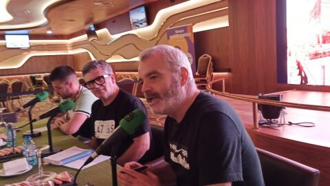 Desayuno Jos&eacute; Soto, Andr&eacute;s Alonso. Casino de Vigo