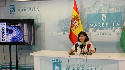 la directora general de Cultura, Carmen Díaz, en rueda de prensa la directora general de Cultura, Carmen Díaz, en rueda de prensa