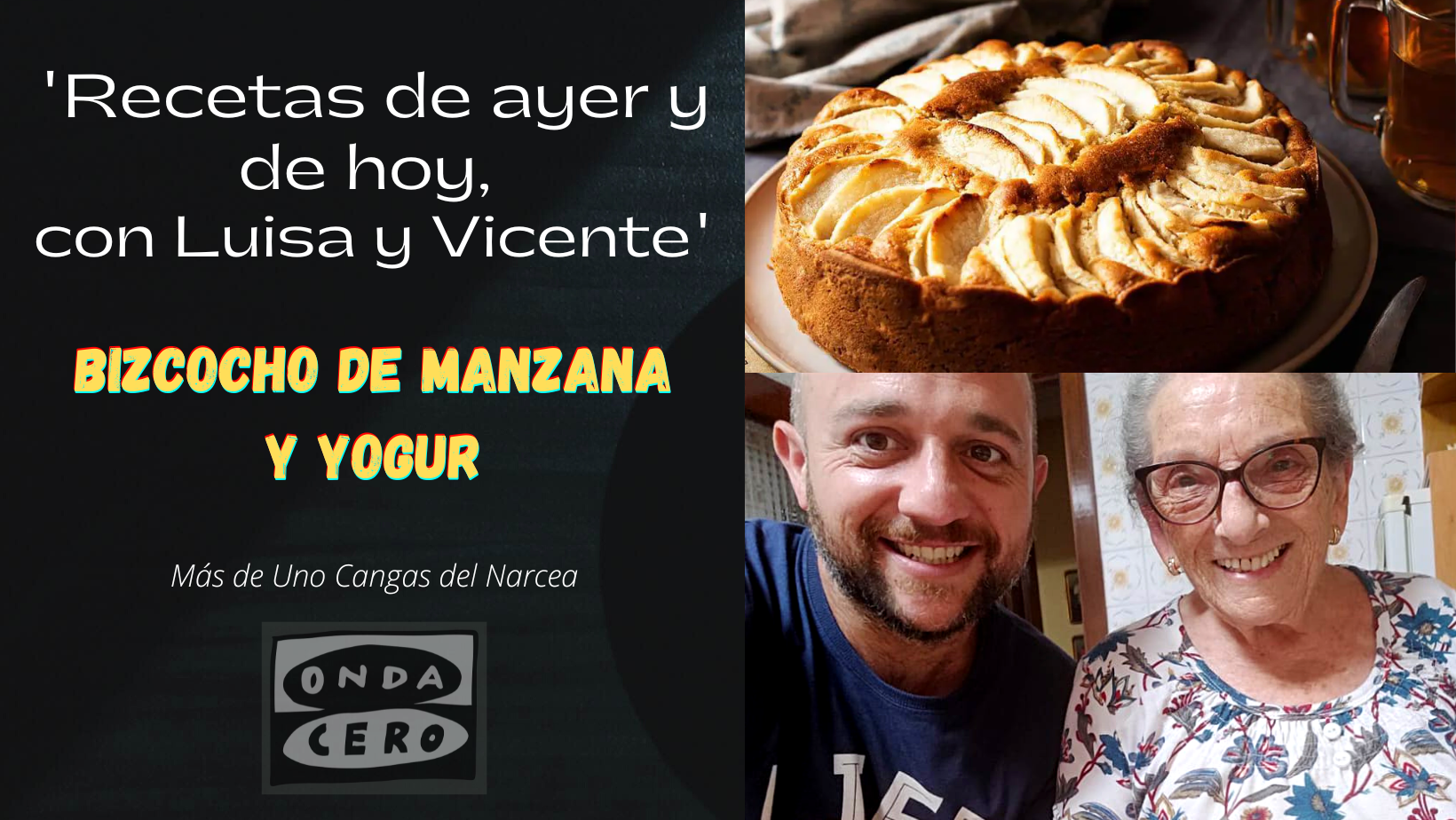 Bizcocho de manzana y yogur Bizcocho de manzana y yogur