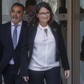 Archivo - La exvicepresidenta y exconsellera de Igualdad y Políticas, Mónica Oltra, tras declarar en el juzgado.