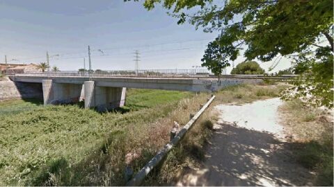 Puente de las vías del metro donde se actuará