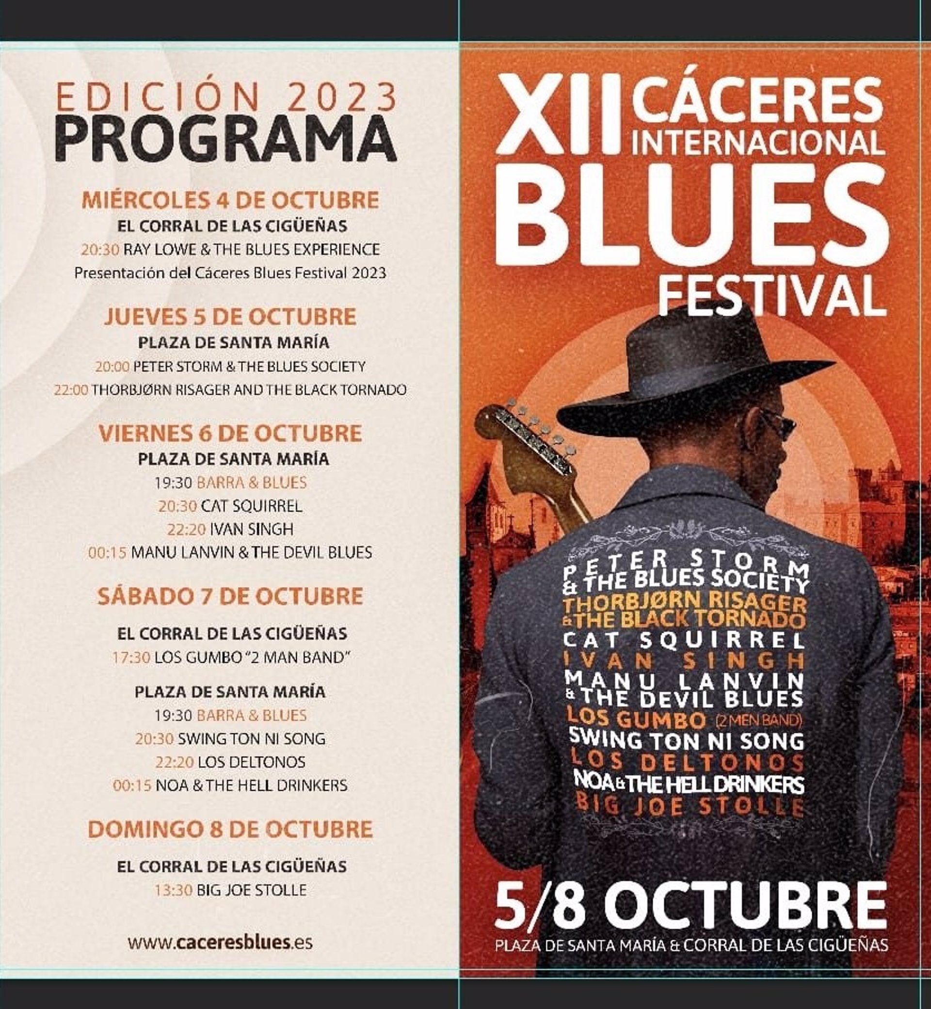 Cáceres latirá con "Alma de Blues" durante este fin de semana Cáceres latirá con "Alma de Blues" durante este fin de semana