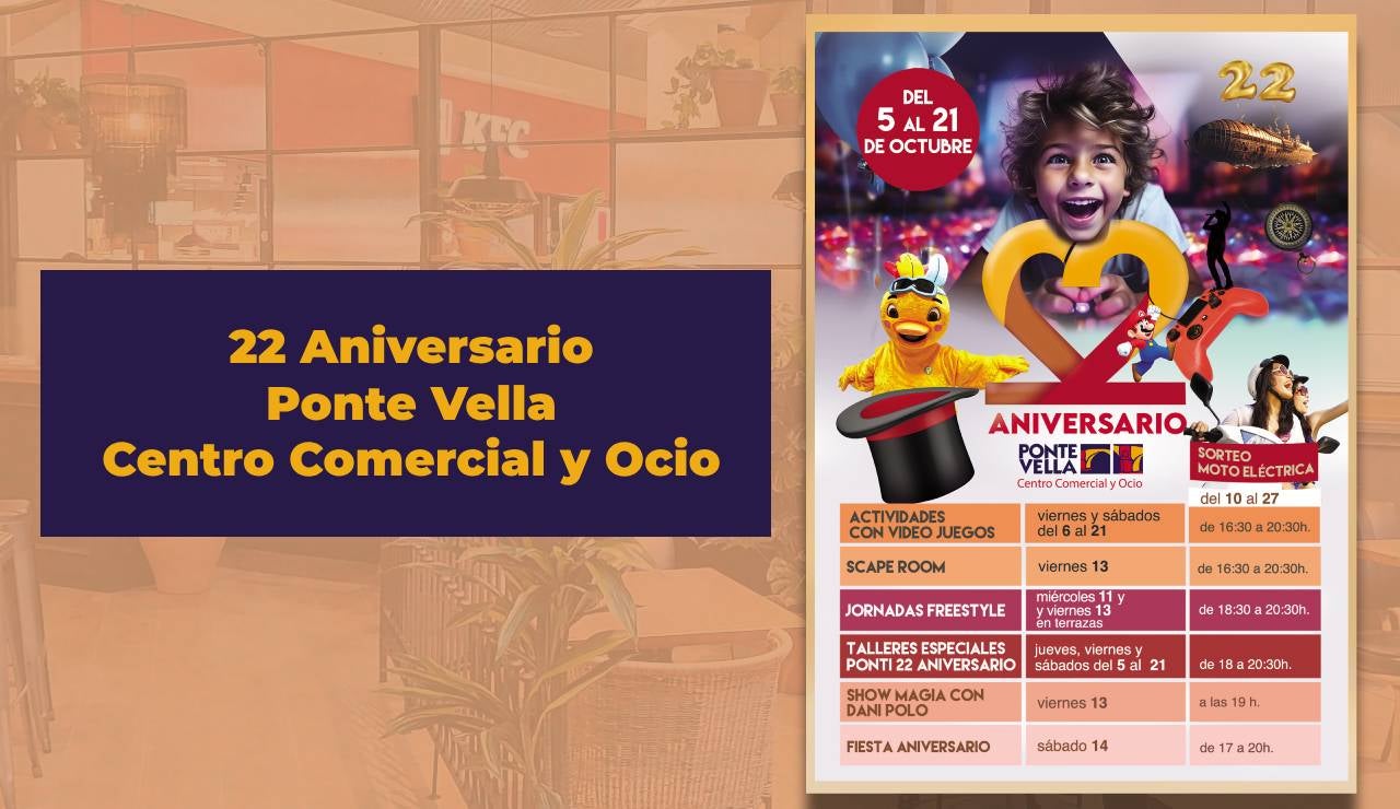 CC Ponte Vella celebra su 22 aniversario CC Ponte Vella celebra su 22 aniversario