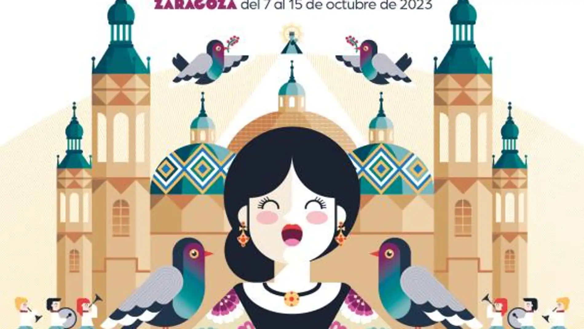 Cartel de las Fiestas del Pilar 2023