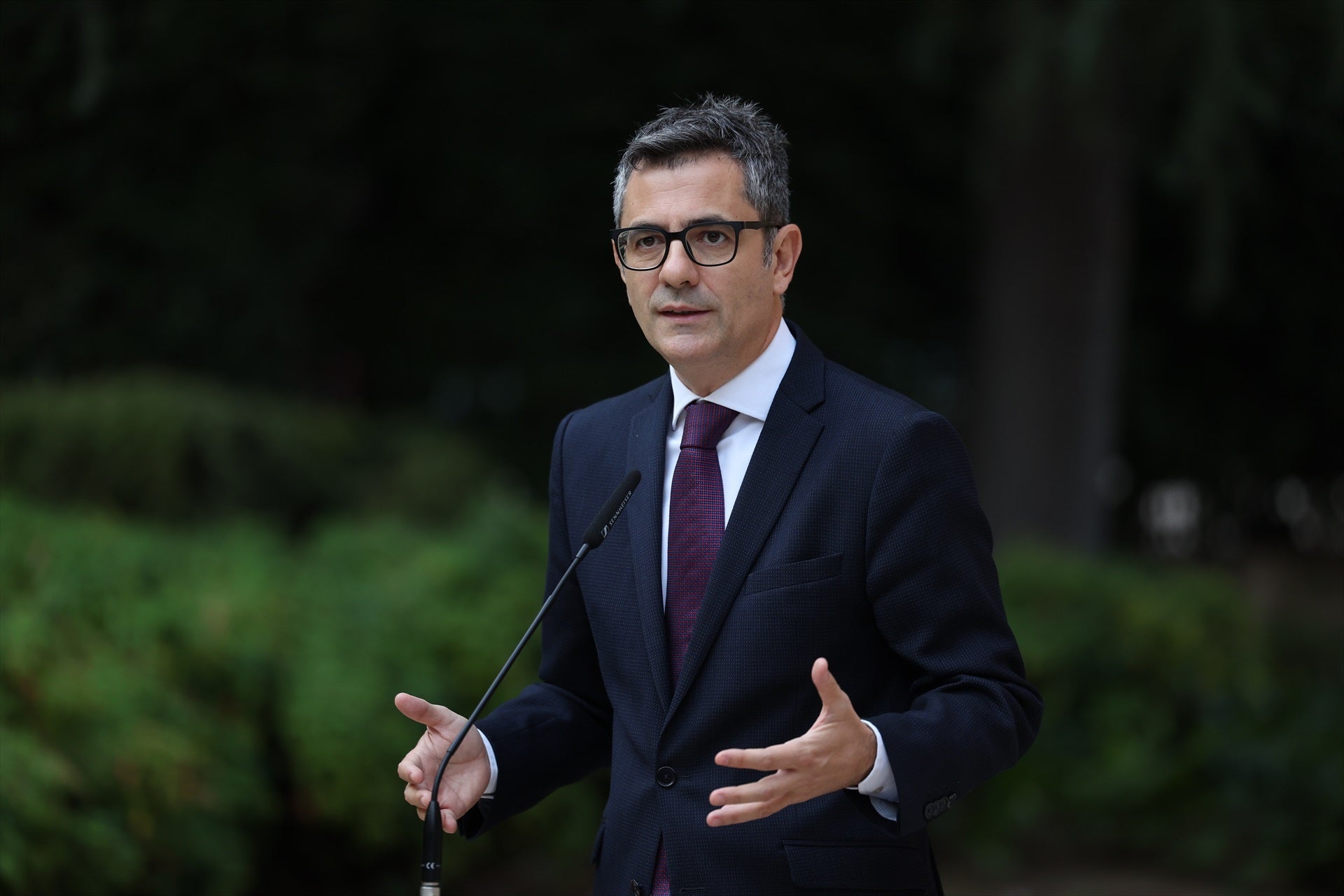 Bolaños, sobre la amnistía: "La propuesta de Sumar es la de ellos, no la del PSOE" Bolaños, sobre la amnistía: "La propuesta de Sumar es la de ellos, no la del PSOE"