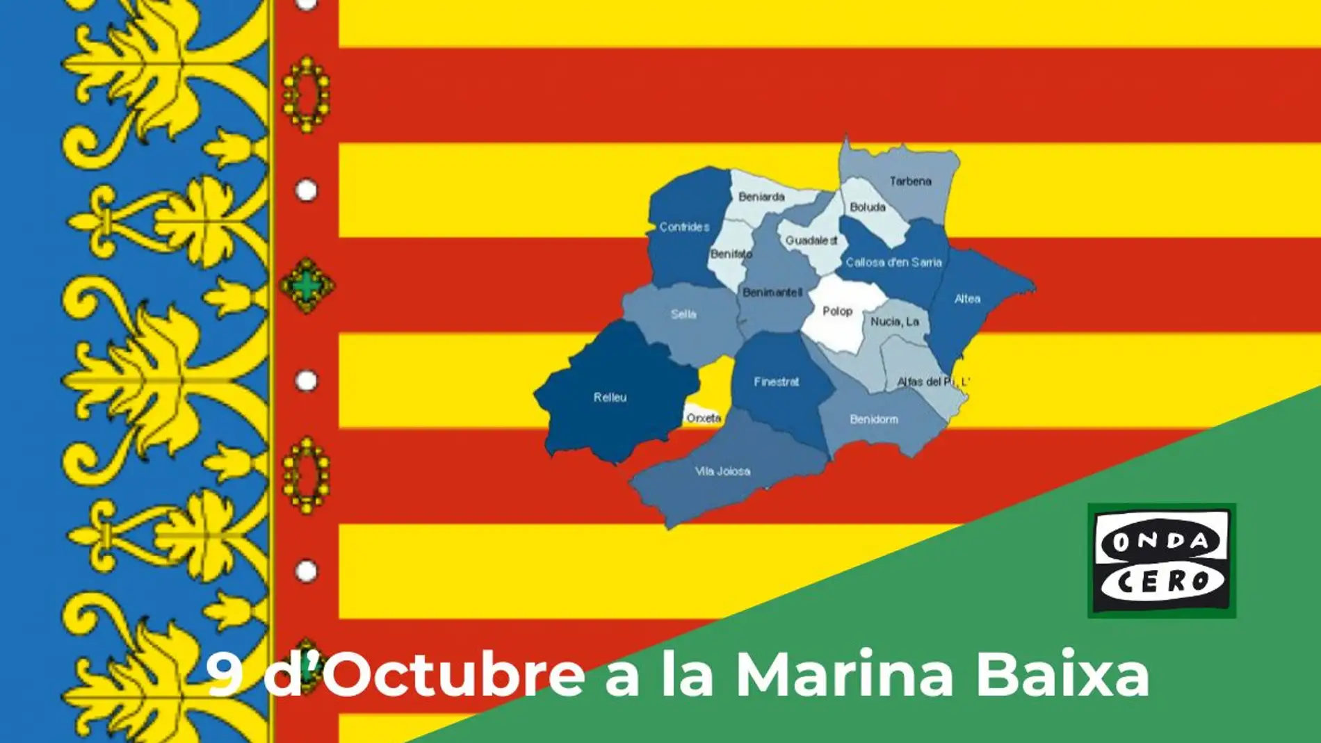 El 9 d'Octubre se celebra en toda la comarca con teatro, danza y ferias