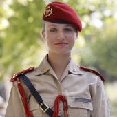 La princesa Leonor de Borbón ya ha iniciado su formación militar