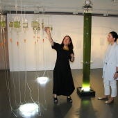 Esther Pizarro ha inaugurado su exposición.